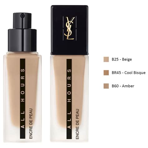 ysl encre de peau all hours foundation|fondotinta ysl all hours.